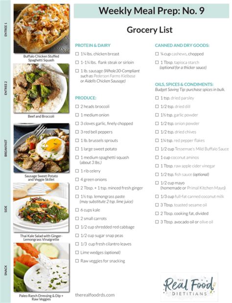 Meal prep grocery list. Things To Know About Meal prep grocery list. 